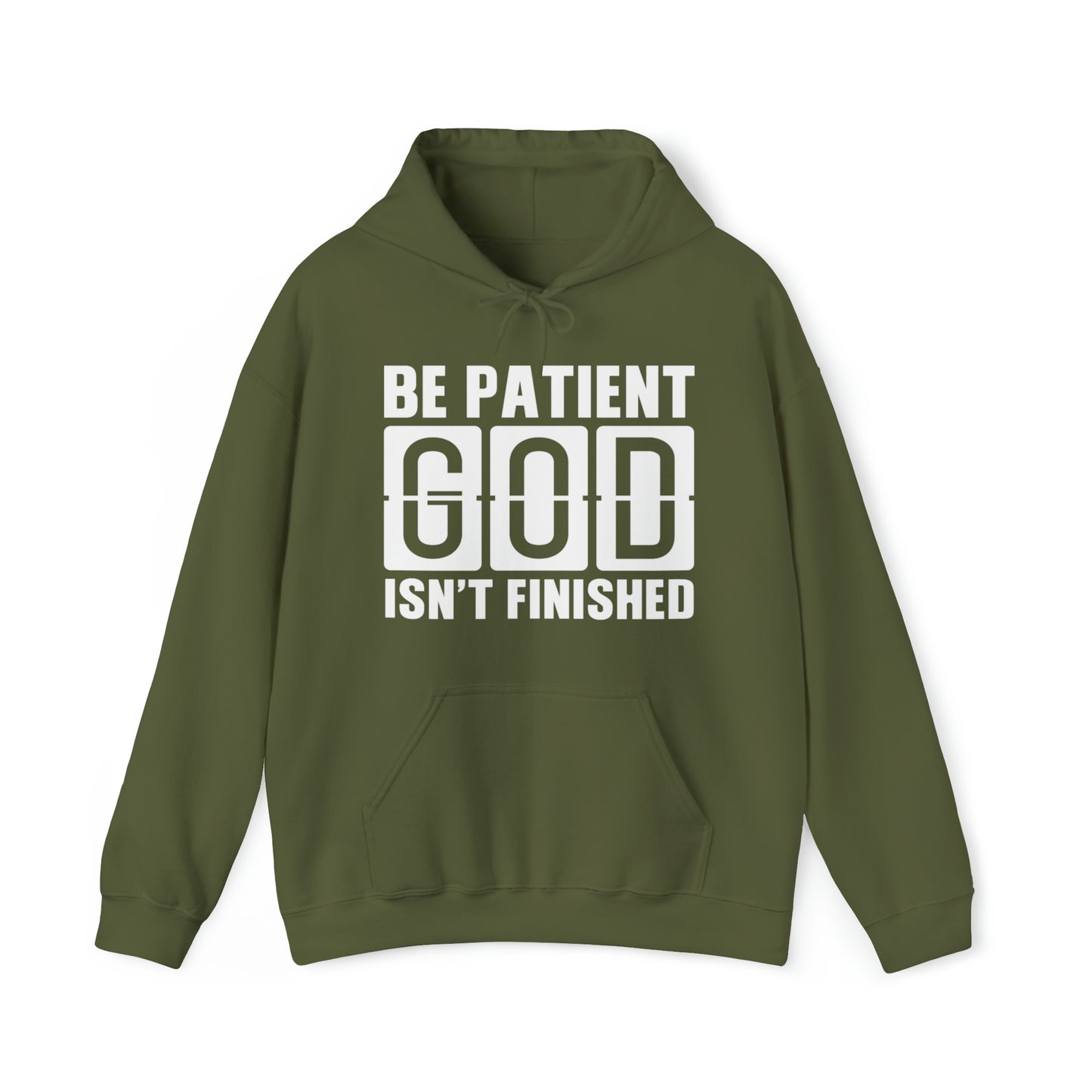 Be Patient Premium Hoodie Military Green tosave1life.com