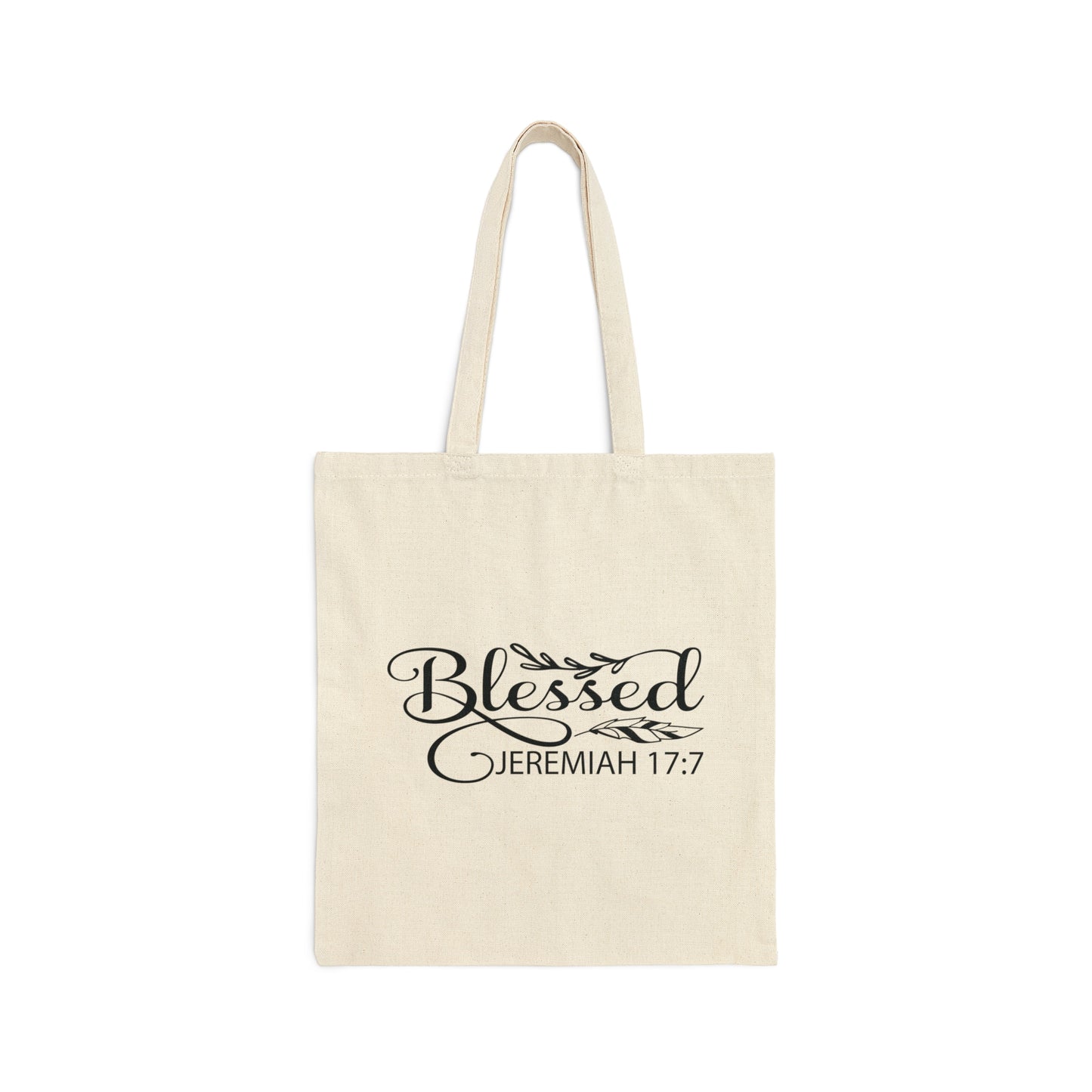 Blessed Jeremiah 17:7 Premium Tote Bag tosave1life.com