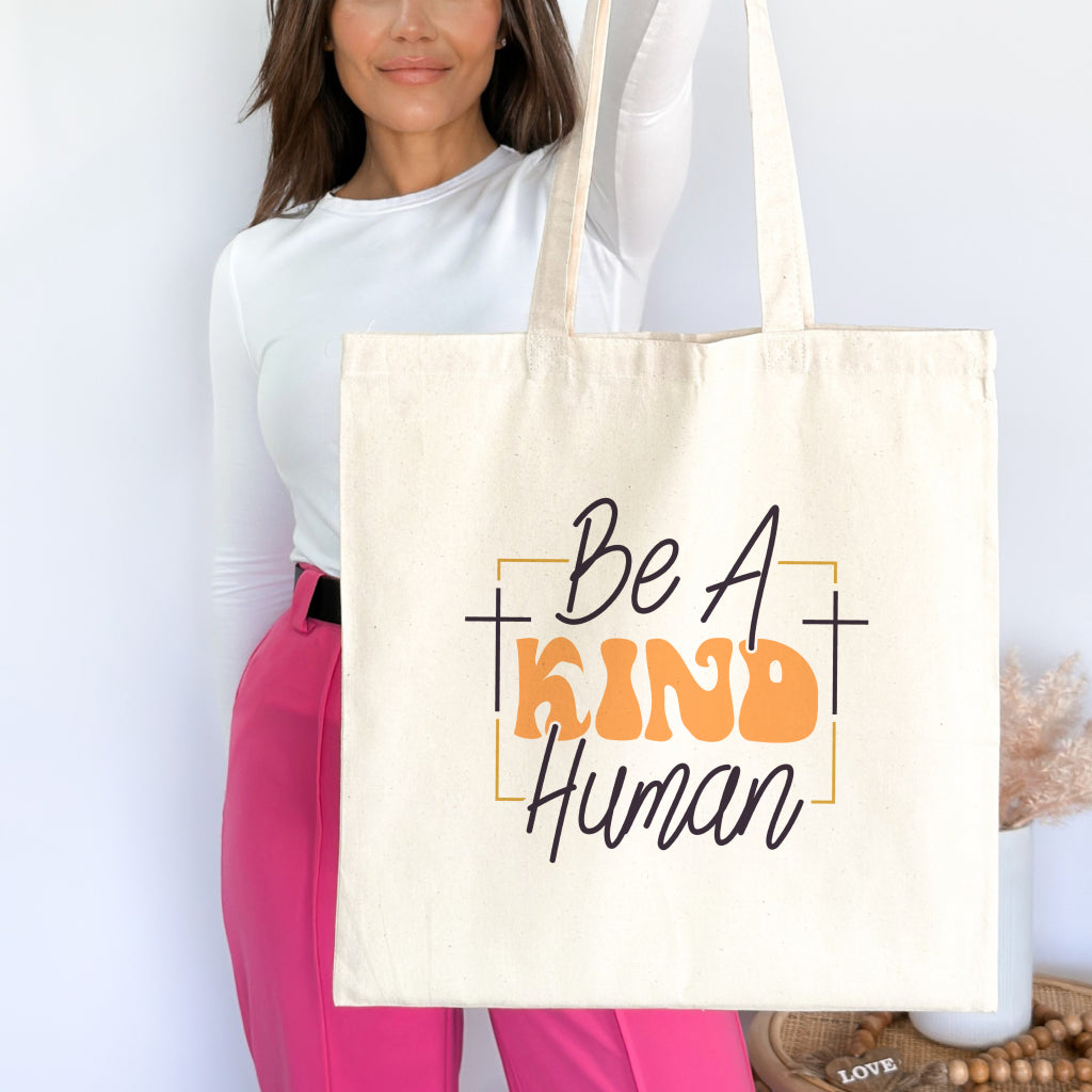Be a Kind Human Premium Tote Bag tosave1life.com