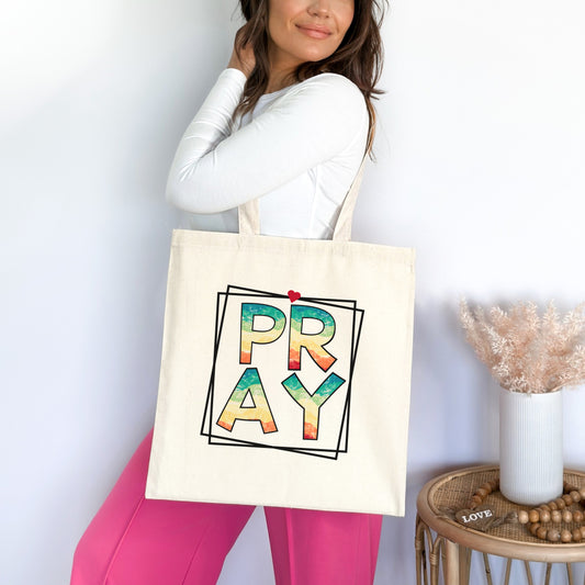 Pray Premium Tote Bag tosave1life.com