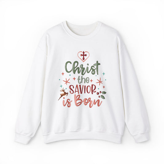 Christ the Savior Christmas Sweatshirt