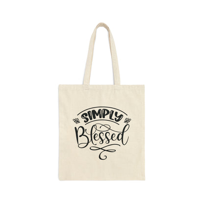 Simply Blessed Christian Tote Bag tosave1life.com