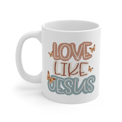 Love Like Jesus Christian Mug tosave1life.com