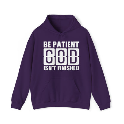 Be Patient Christian Hoodie Purple tosave1life.com