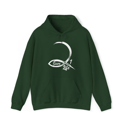 To Save 1 Life Christian Hoodie Forest Green tosave1life.com