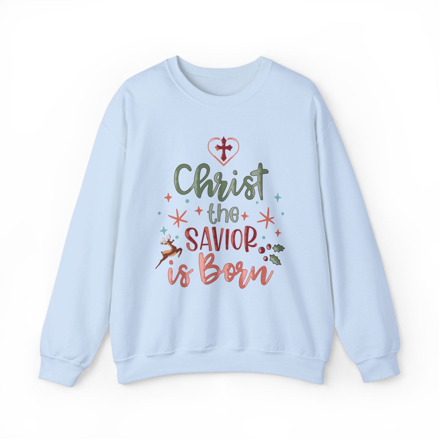 Christ the Savior Christmas Sweatshirt