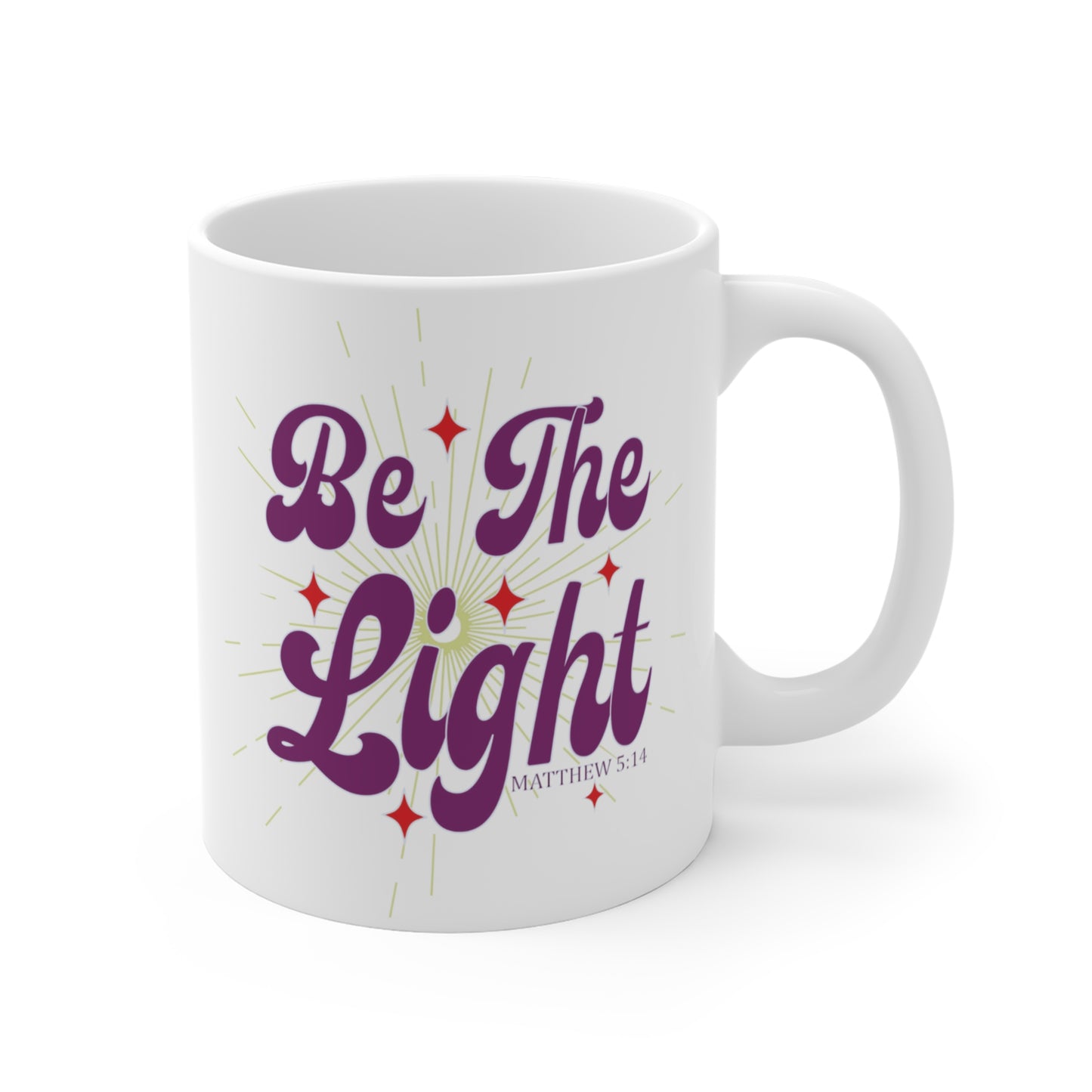 Be The Light Christian Mug tosave1life.com