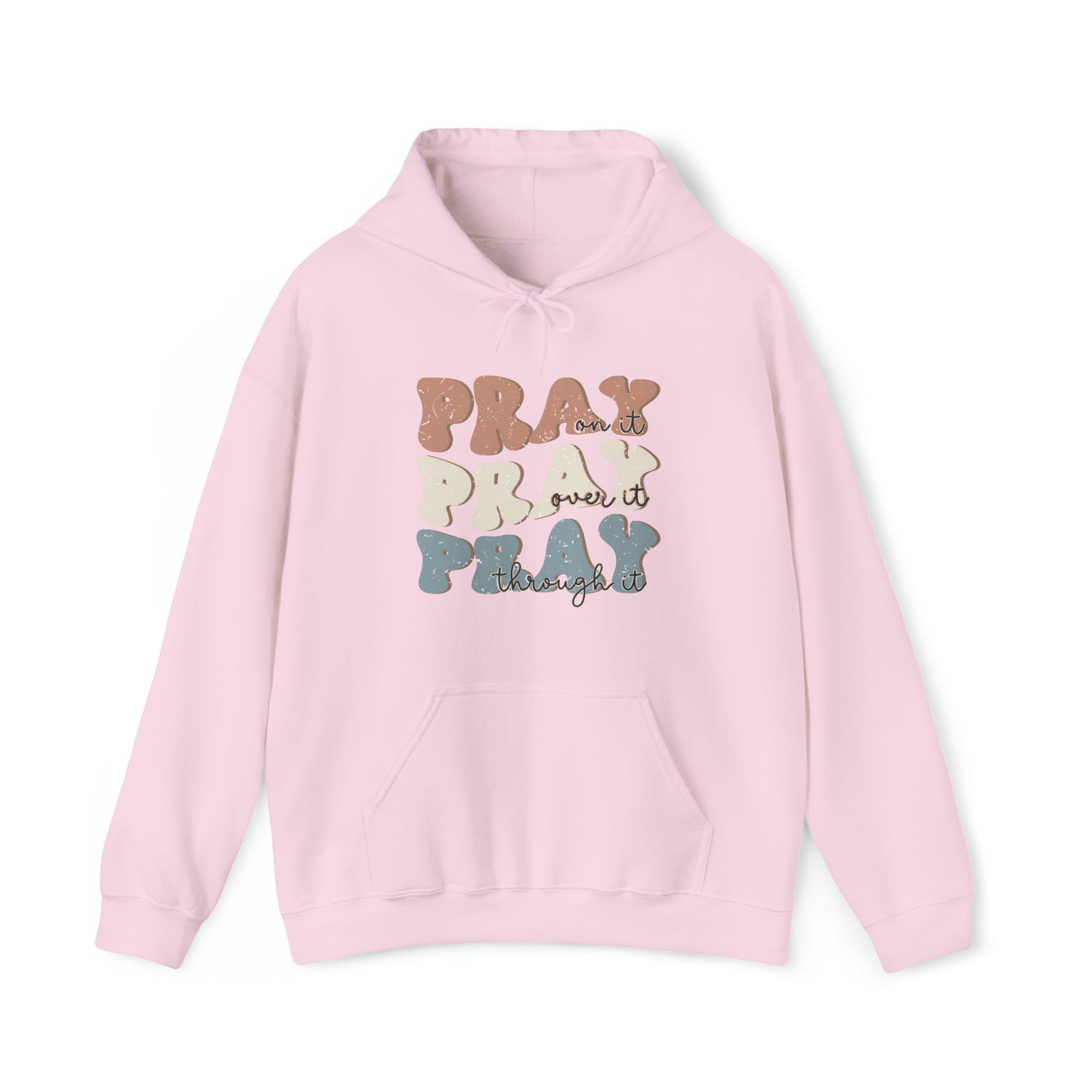 Pray Christian Hoodie Light Pink tosave1life.com