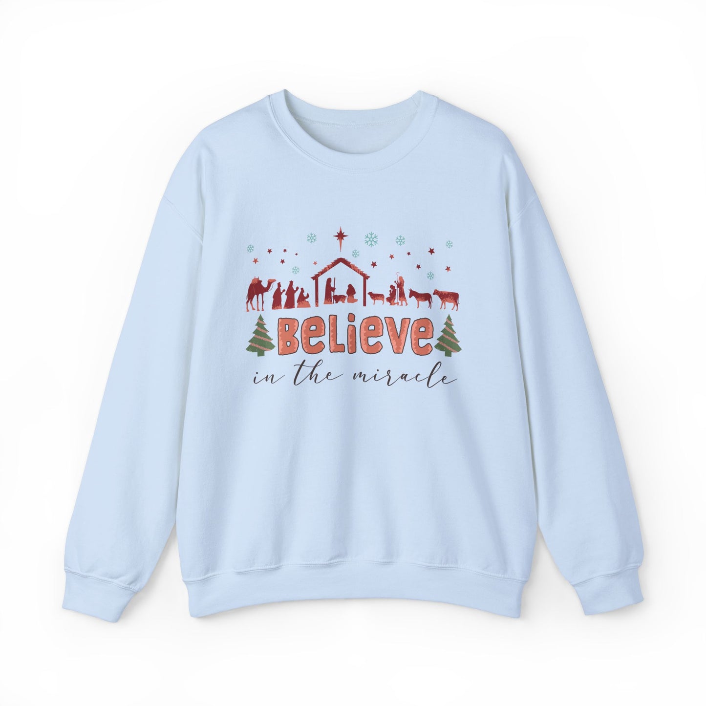 Believe in The Miracle Christmas Sweatshirt