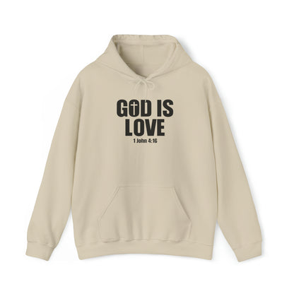 God Is Love Christian Hoodie Sand tosave1life.com