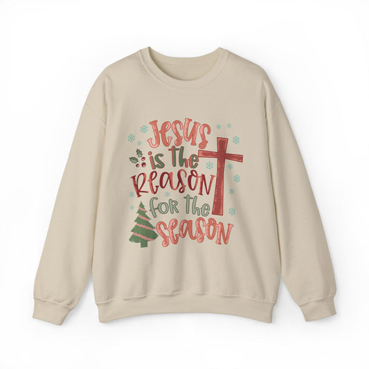 Jesus is The Reason Christmas Sweatshirt