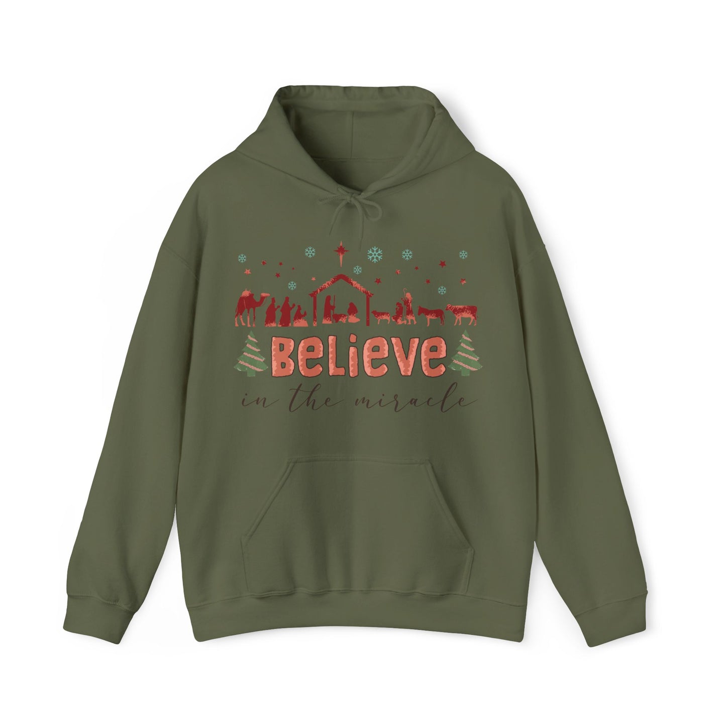 Believe in The Miracle Christmas Hoodie