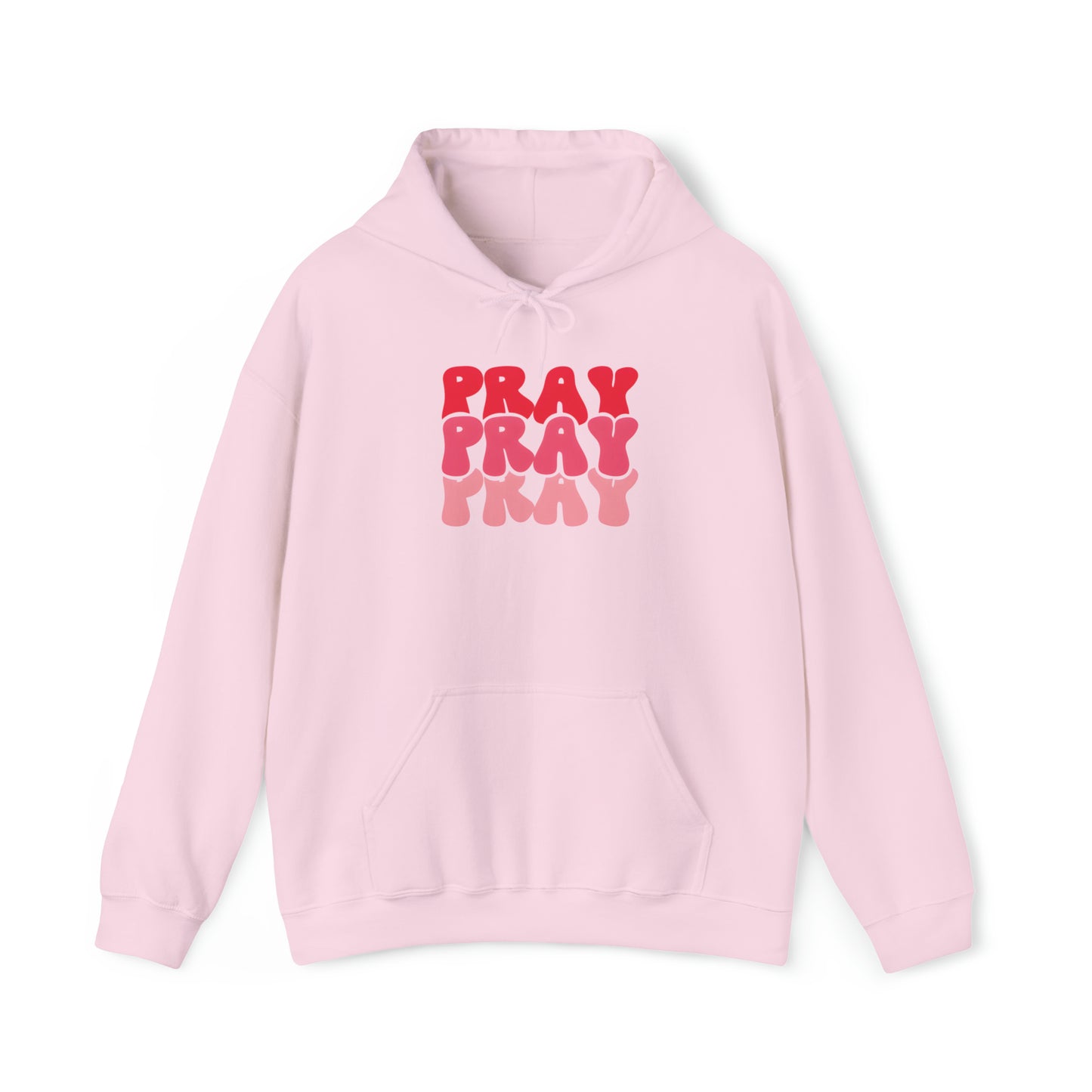 Pray Christian Hoodie Light Pink tosave1life.com