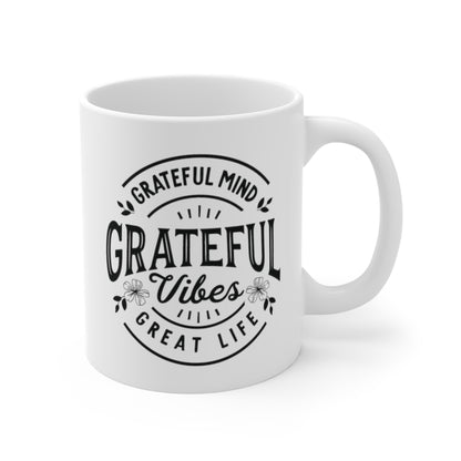 Grateful Vibes Christian Mug tosave1life.com