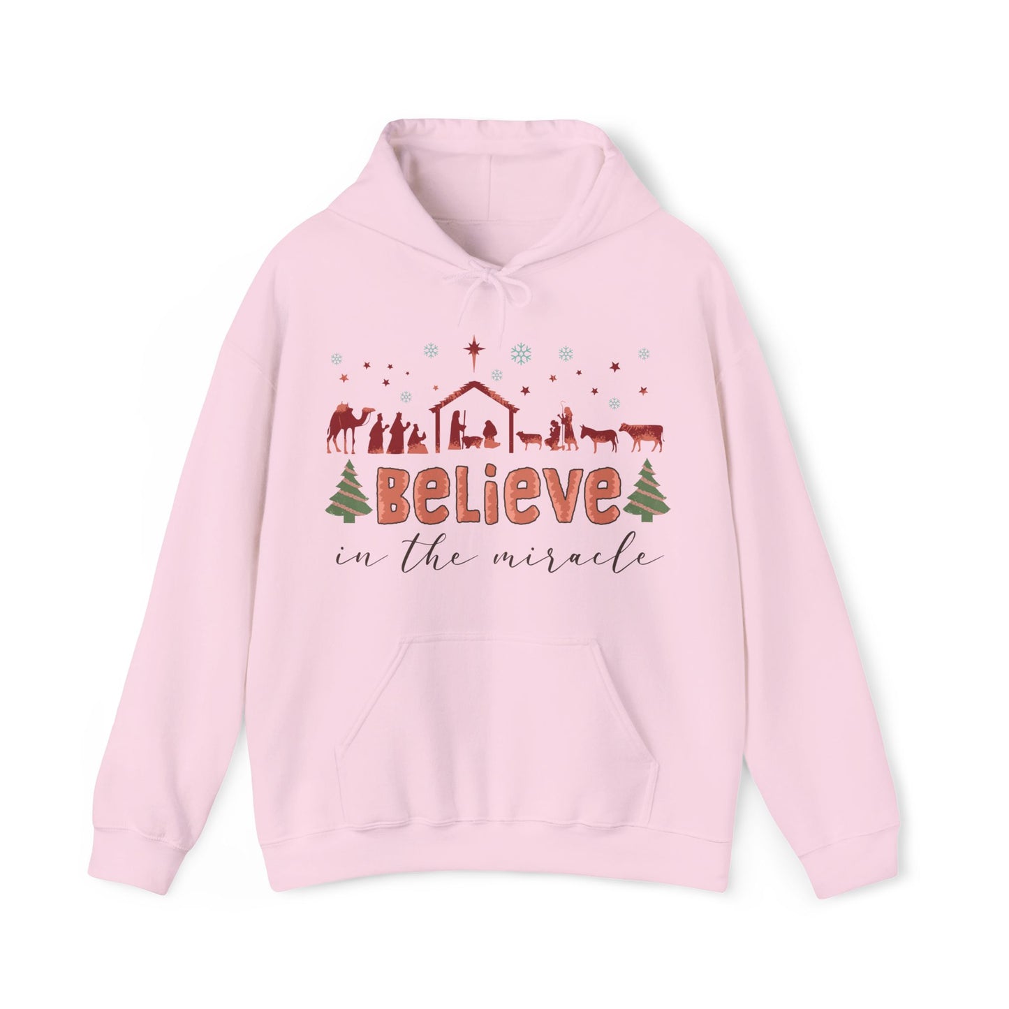 Believe in The Miracle Christmas Hoodie