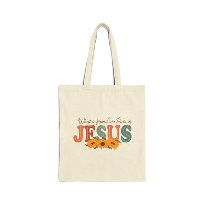 Friend in Jesus Christian Tote Bag tosave1life.com