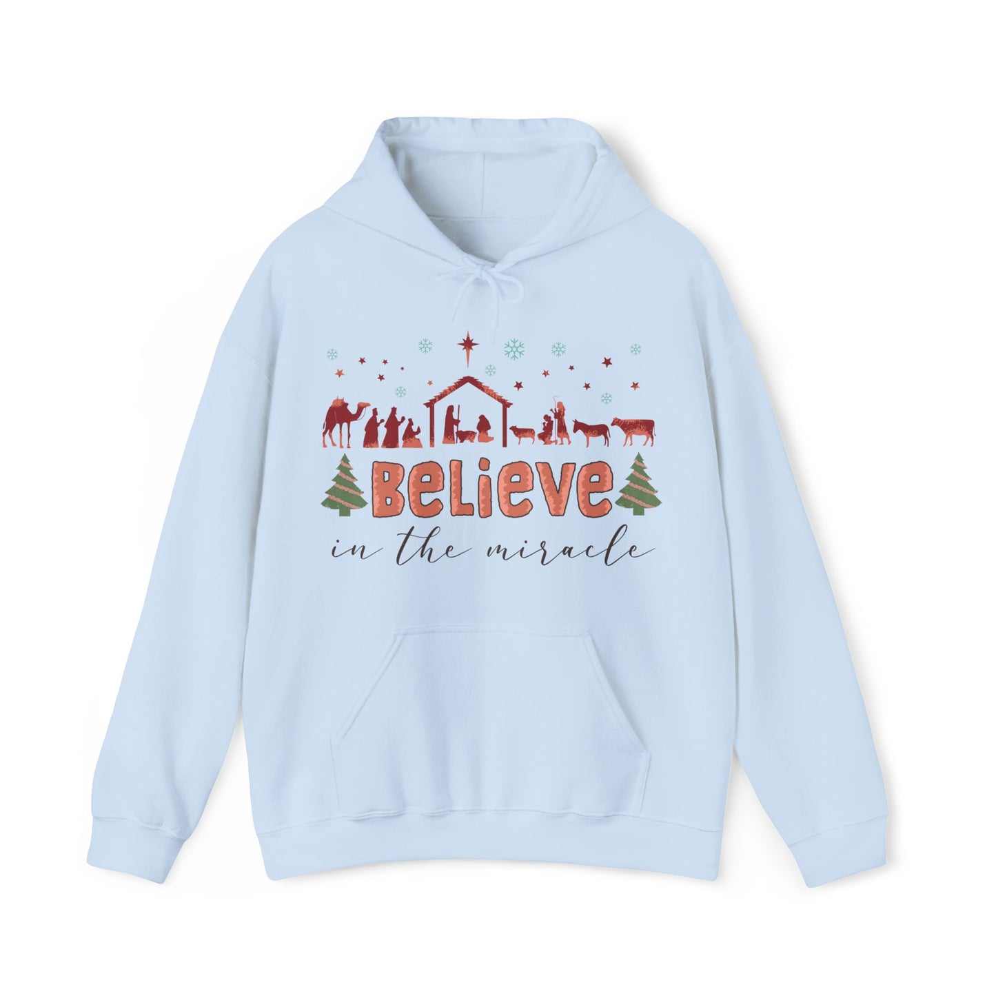 Believe in The Miracle Christmas Hoodie