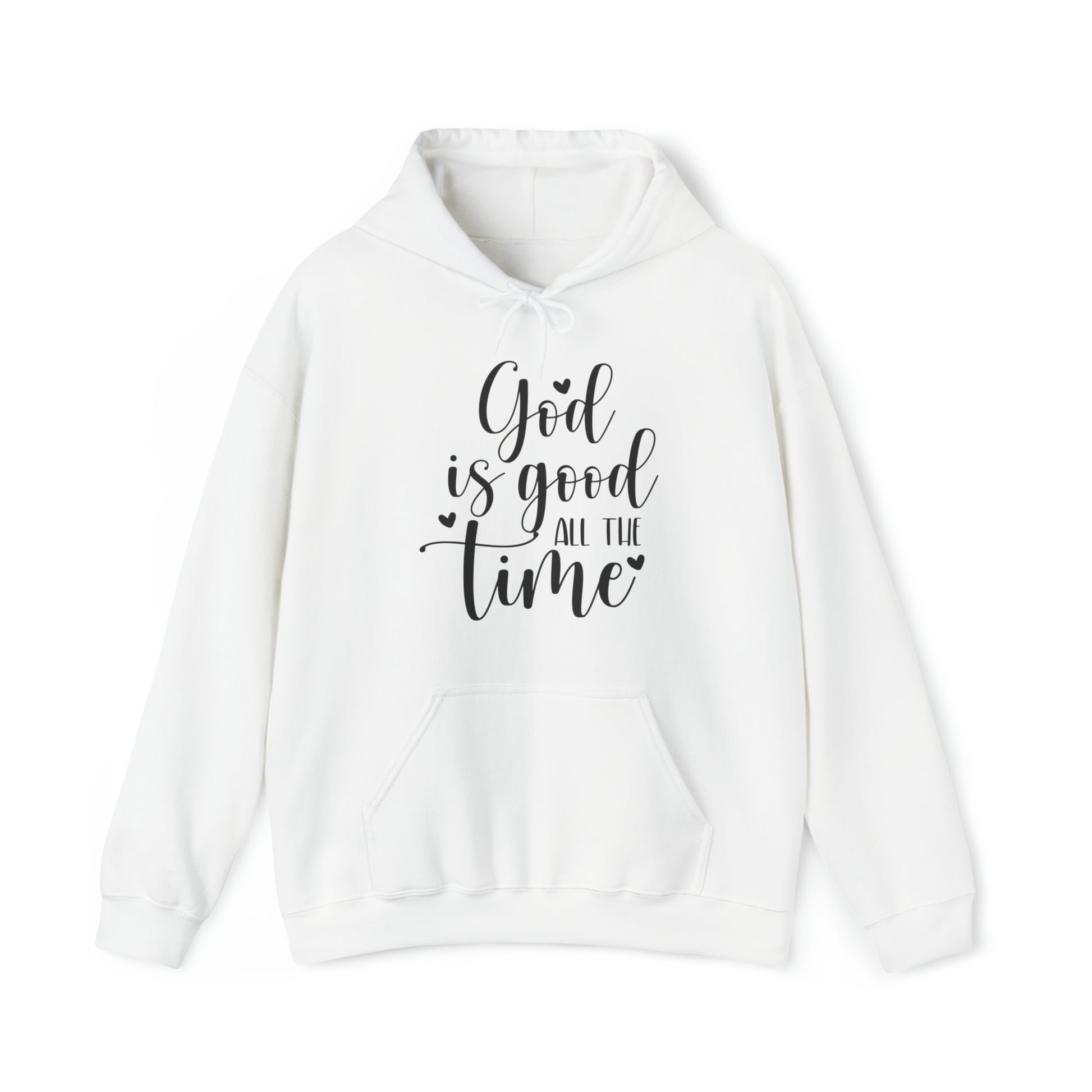 God is Good Christian Hoodie White tosave1life.com