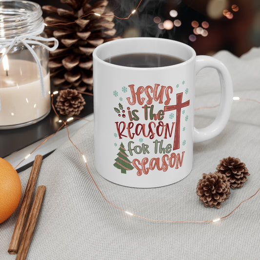 Jesus is The Reason Christmas Mug