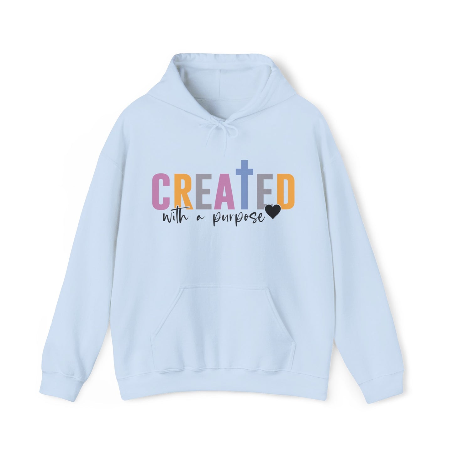 Created With A Purpose Christian Hoodie