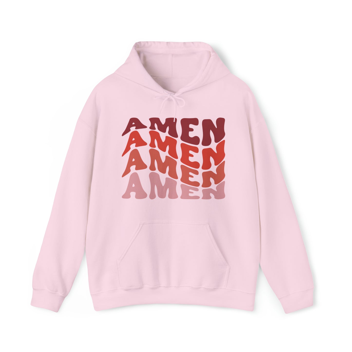 Amen Christian Hoodie Light Pink tosave1life.com