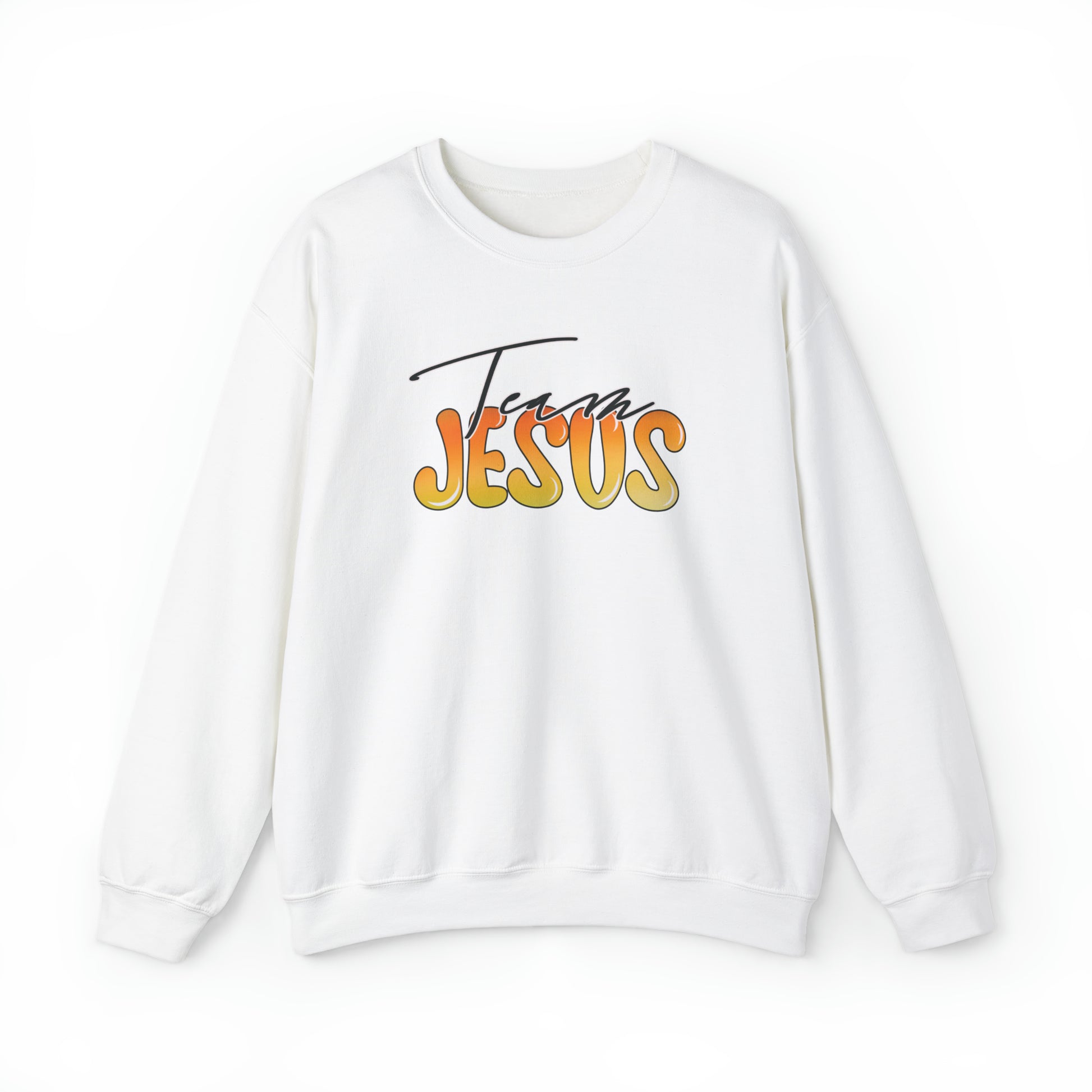 Team Jesus Christian Sweatshirt White tosave1life.com