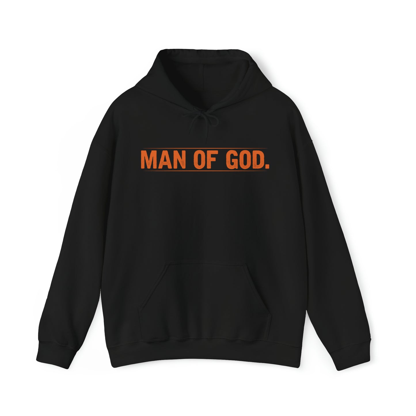 Man of God Christian Hoodie Black tosave1life.com