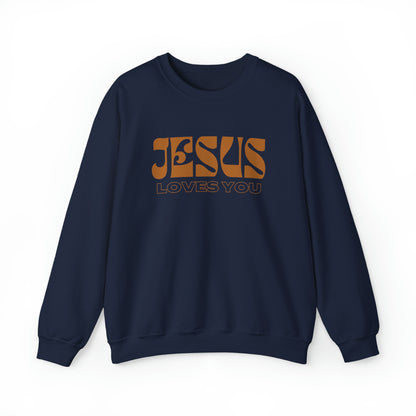 Jesus Loves You Christian Sweatshirt tosave1life.com