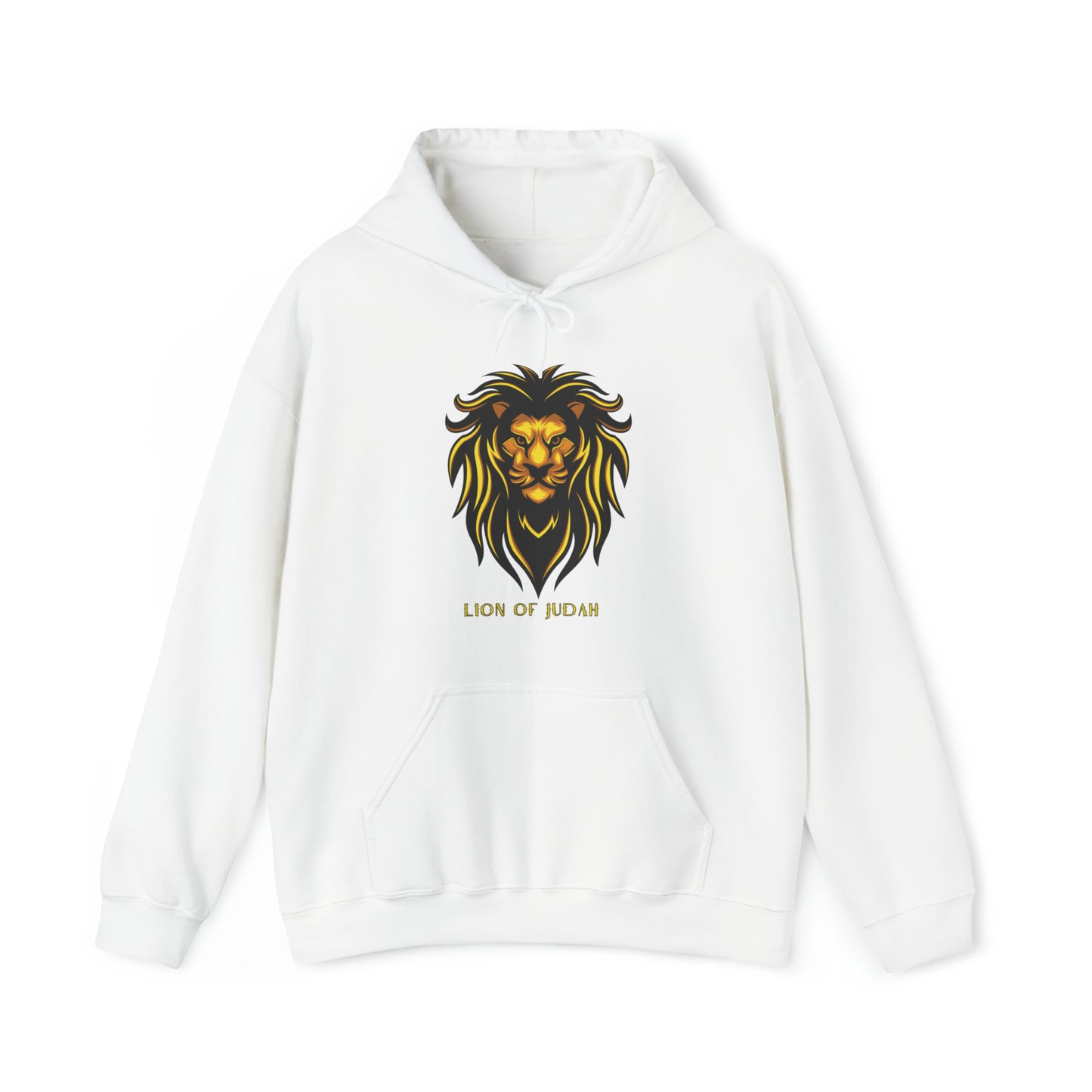 Lion of Judah Christian Hoodie White tosave1life.com