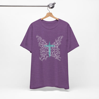 Butterfly Cross Christian Shirt