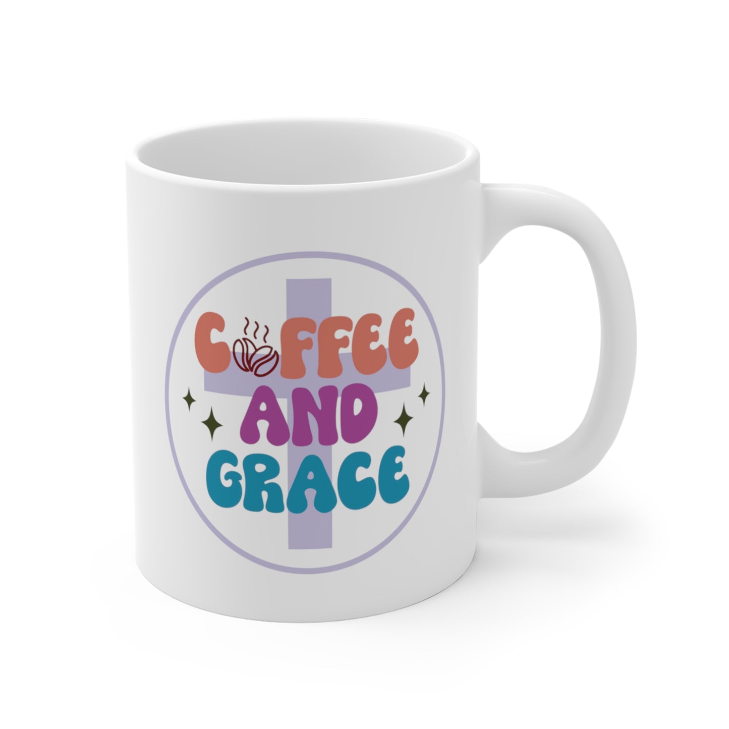 Coffee and Grace Christian Mug tosave1life.com