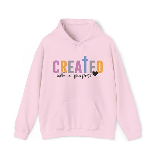 Created With A Purpose Christian Hoodie