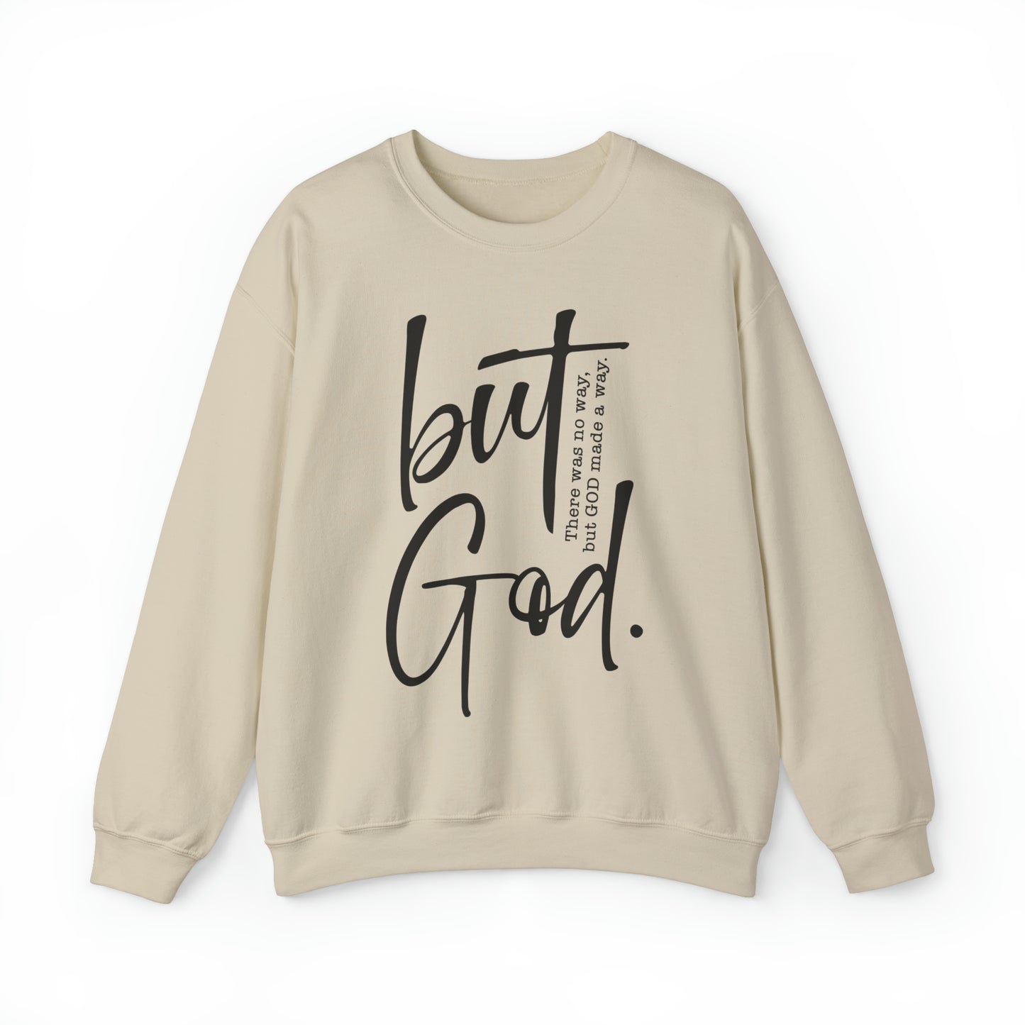 But God Christian Sweatshirt Sand tosave1life.com