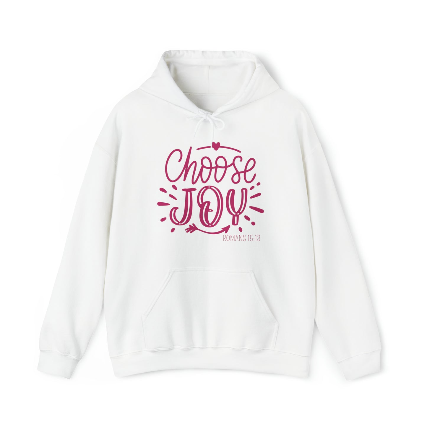 Choose Joy Christian Hoodie White tosave1life.com