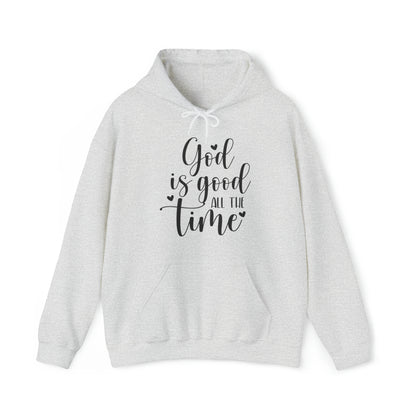 God is Good Christian Hoodie Ash tosave1life.com