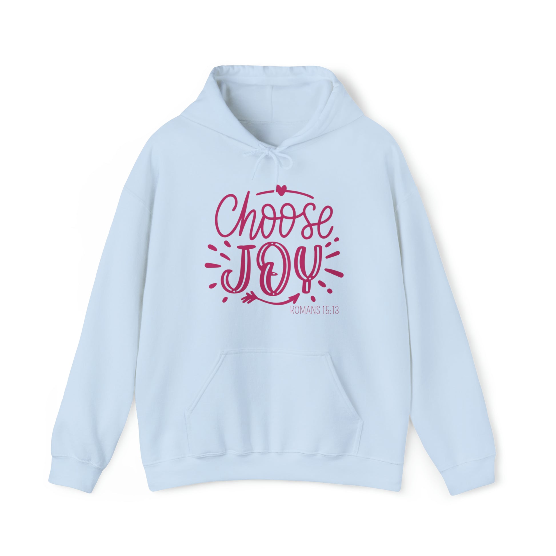 Choose Joy Christian Hoodie Light Blue tosave1life.com