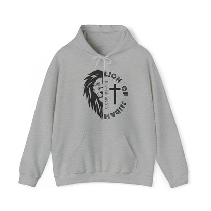 Lion of Judah Christian Hoodie Sport Grey tosave1life.com