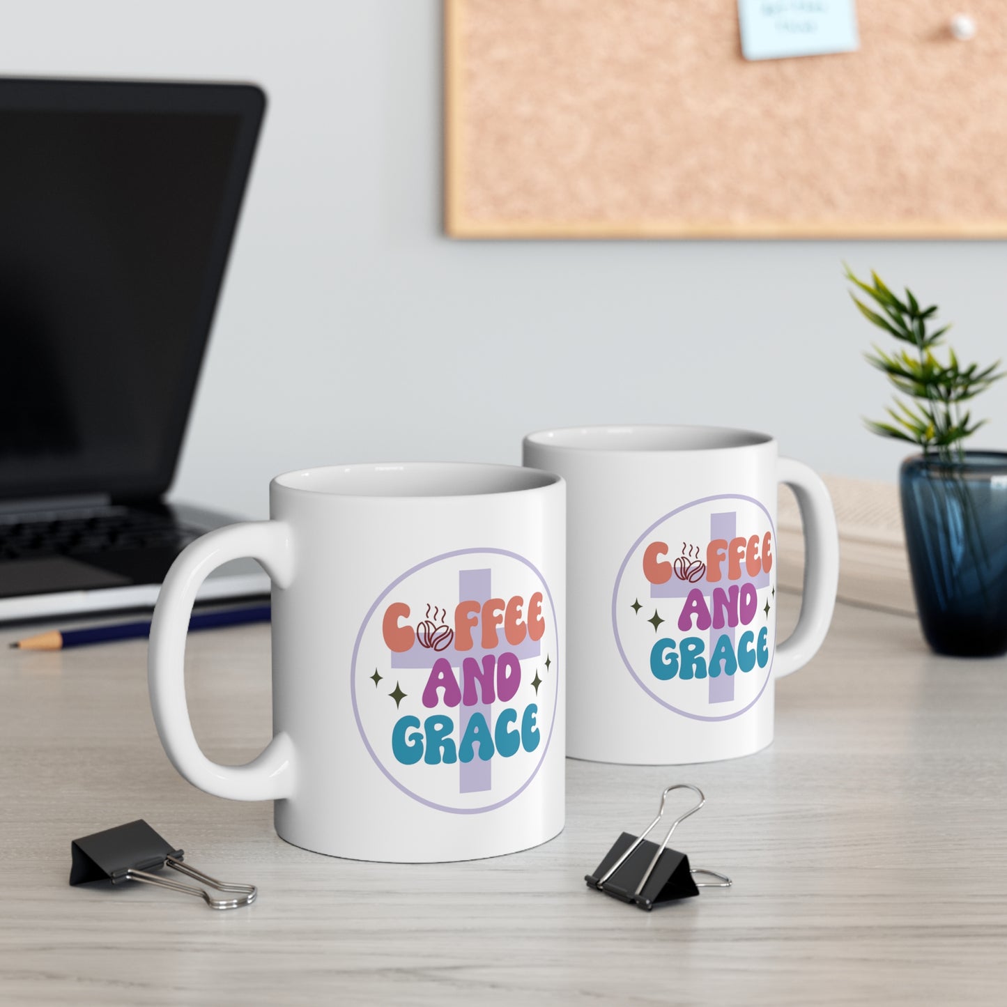 Coffee and Grace Christian Mug tosave1life.com