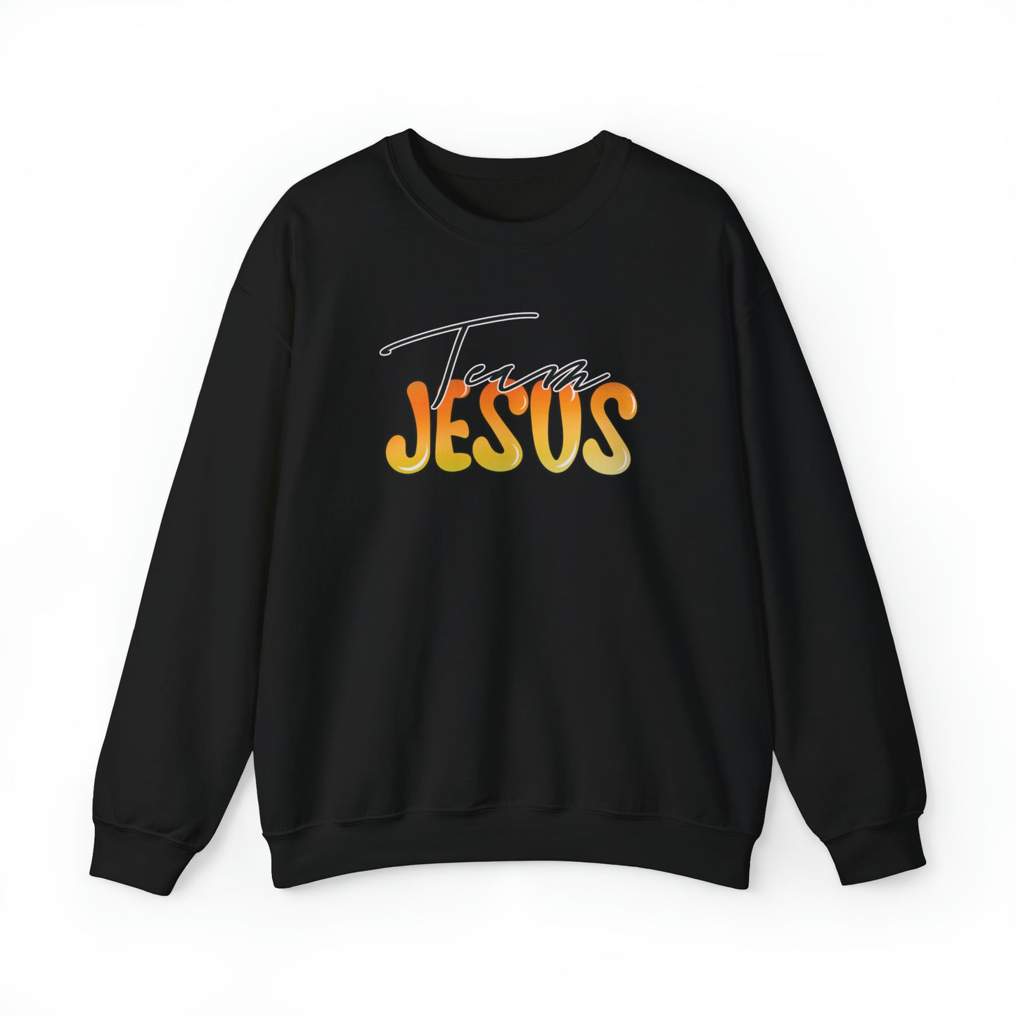 Team Jesus Christian Sweatshirt Black tosave1life.com