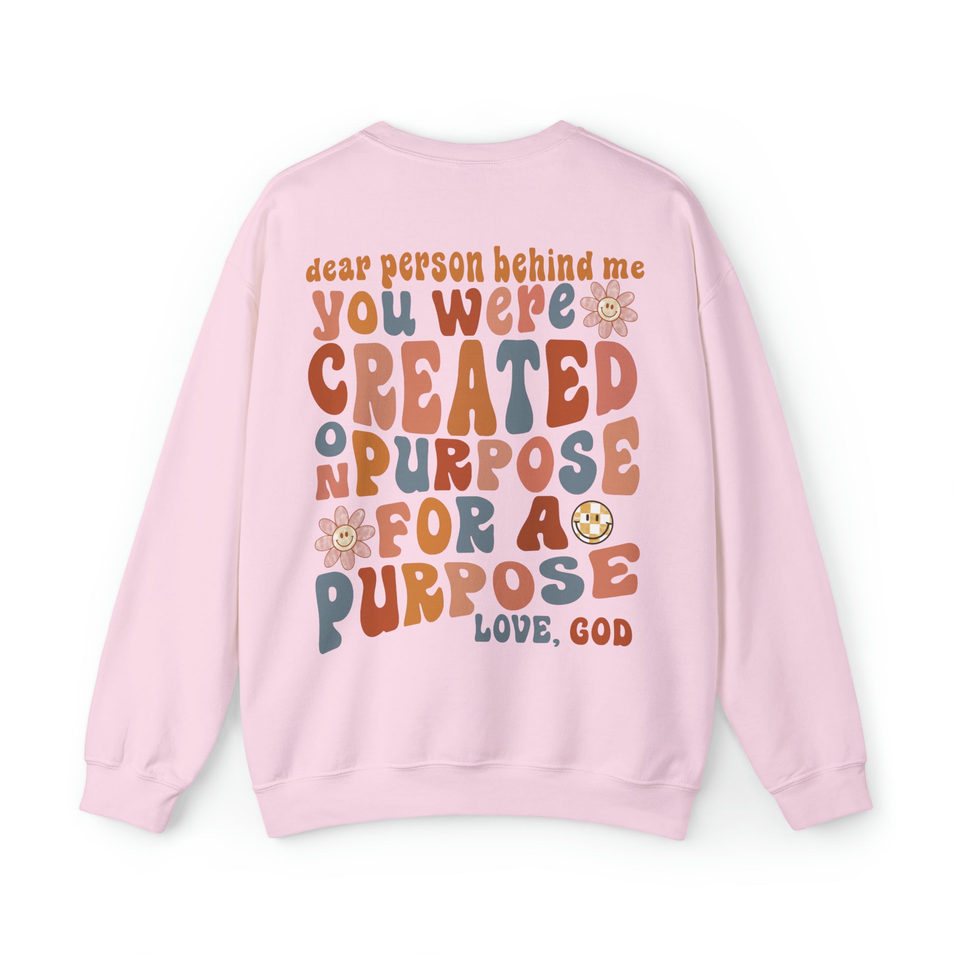 Dear Person Christian Sweatshirt Light Pink tosave1life.com