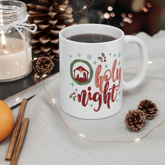 Holy Night Christmas Mug