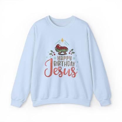 Happy Birthday Jesus Christmas Sweatshirt