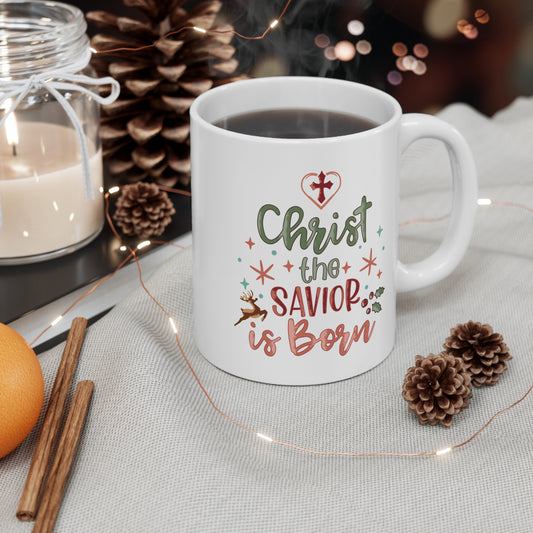 Christ the Savior Christmas Mug