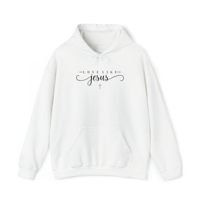 Love Like Jesus Christian Hoodie White tosave1life.com