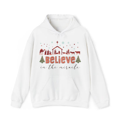 Believe in The Miracle Christmas Hoodie