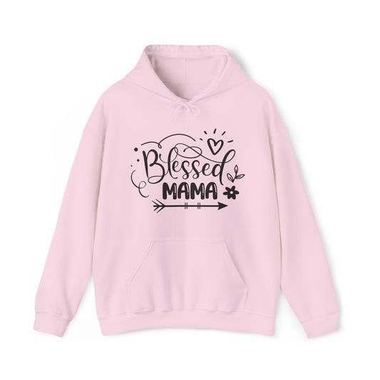 Blessed Mama Christian Hoodie Light Pink tosave1life.com