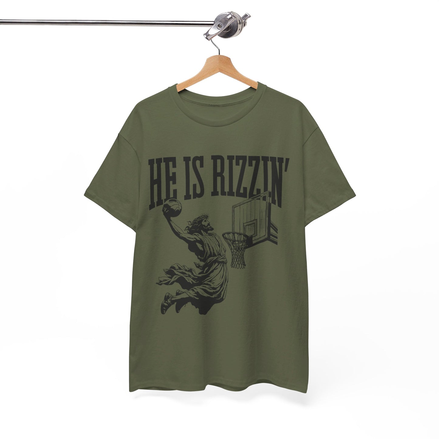 He is Rizzin Heavy Cotton Tee