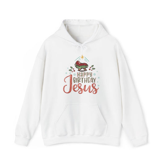 Happy Birthday Jesus Christmas Hoodie