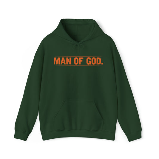 Man of God Christian Hoodie Forest Green tosave1life.com