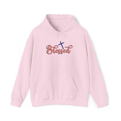 Blessed Christian Hoodie Light Pink tosave1life.com